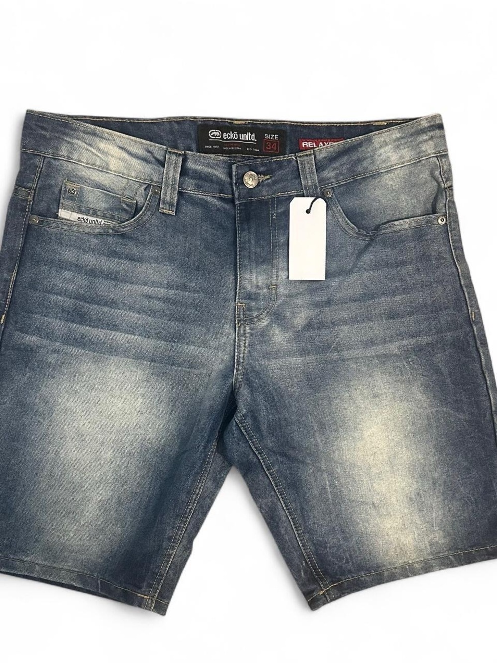 Ecko Unlimited Faded Blue Men's Denim Shorts
